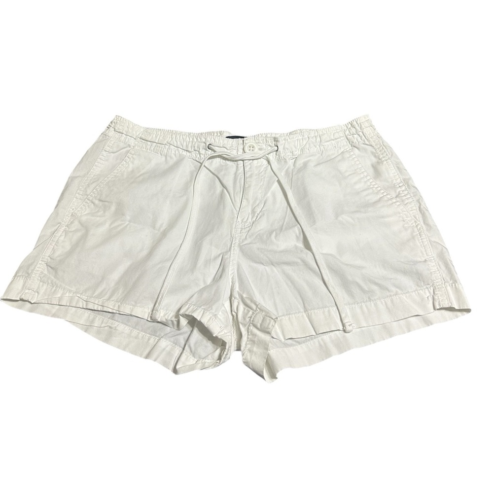 Women’s Gap Linen Blend Drawstring Button Cuffed Shorts - Size 4